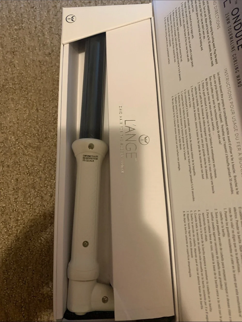 LANGE Curling wand 2 5 MM